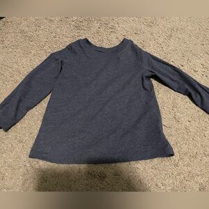 Cat & Jack Boys 3T Dark Blue Crew Neck Long Sleeve Tshirt